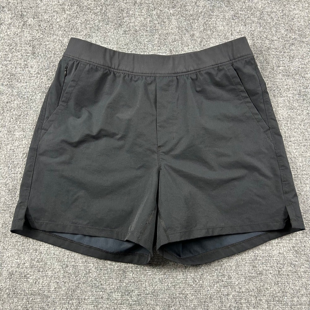 Public Rec Athletic Shorts Mens 34 Black Performance Training Gym Workout